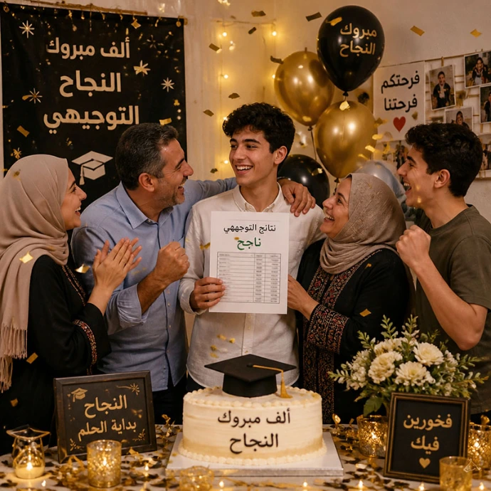 حلويات لمناسبات التخرج و النجاح